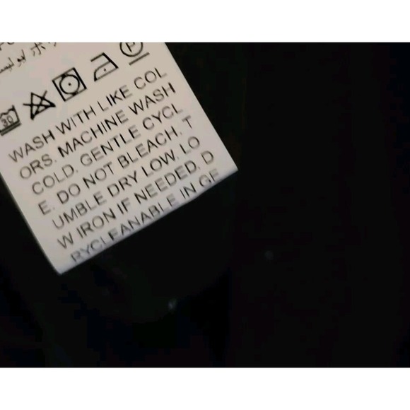 Midi Sweater Dress Womens Medium Black Sparkles Ruffled Shoulder Off Shoulder -C - Picture 12 of 12